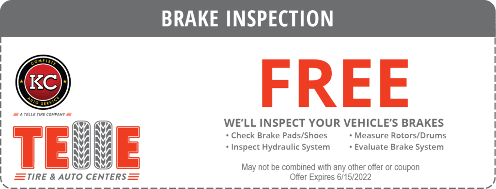 Brake Inspection - We'll inspect your vehicle's brakes free