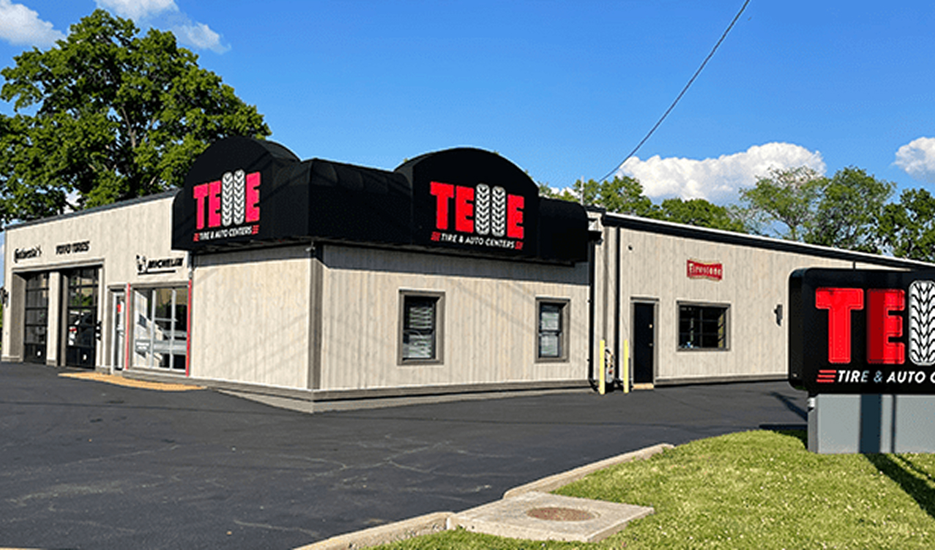 The exterior of the Telle Tire & Auto Center location in Sappington, MO.