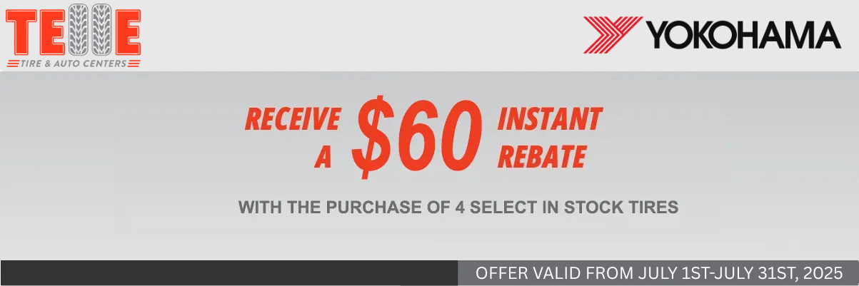 Yokohama $60 Rebate