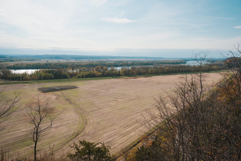 Farmland in the Missouri Rhineland Above the Missouri River