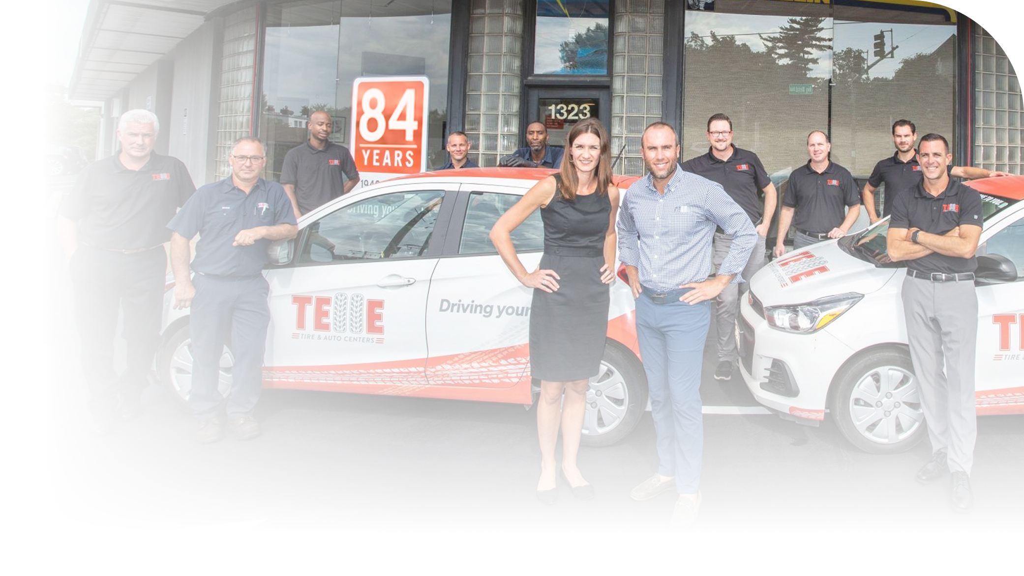 Telle Tire team and customers
