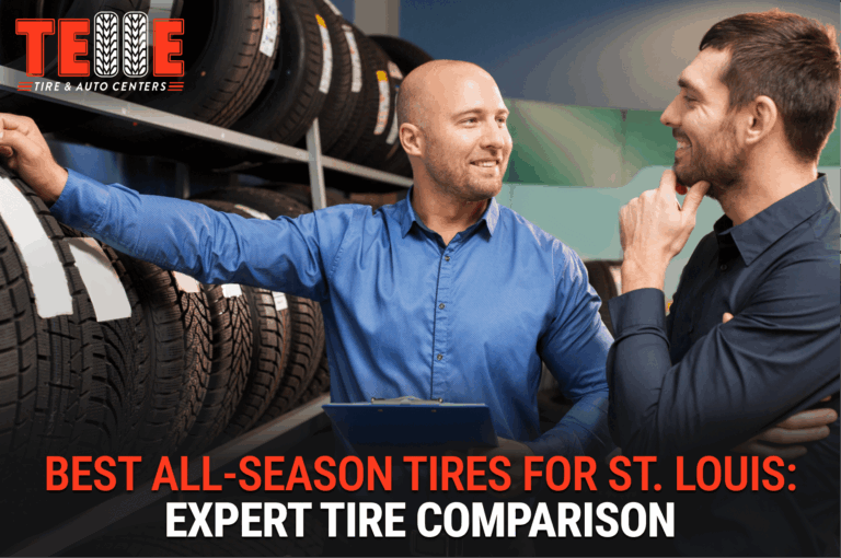 Best all-season tires for St. Louis displayed at Telle Tire & Auto Centers