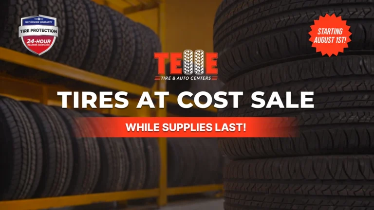 August Tires at Cost Sale in Missouri tire promotion at Telle Tire & Auto Centers