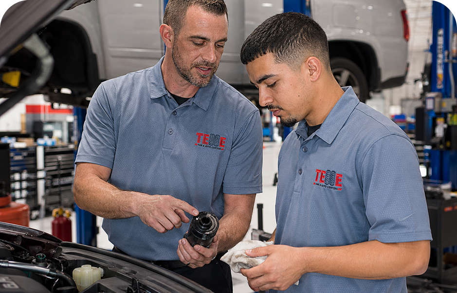 Telle technicians working together